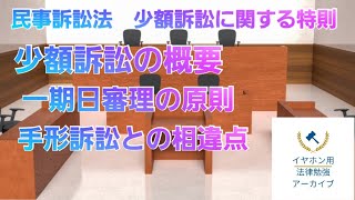 【音声メイン】民事訴訟法#34 少額訴訟の特則【イヤホン推奨】