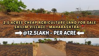 GOREGAON : 2.5 ACRES CHEAP AGRICULTURE LAND FOR SALE | MANGAON | MUMBAI | MAHARASHTRA | Landsinindia