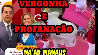 ASSEMBLEIA DE DEUS EM MANAUS ABRE AS PORTAS PARA IDOLOS NO PÚLPITO. BOI BUMBÁ