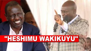 KIMEUMANA! Listen to what DP Gachagua told Ruto face to face today in Nyandarua!
