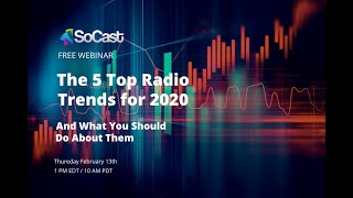 Webinar Recording: The 5 Top Radio Trends for 2020 - And What You Should Do About Them