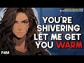 [F4A] Falling asleep in your tomboy bully's arms [cuddling] [wholesome] [rain sounds] ASMR RP
