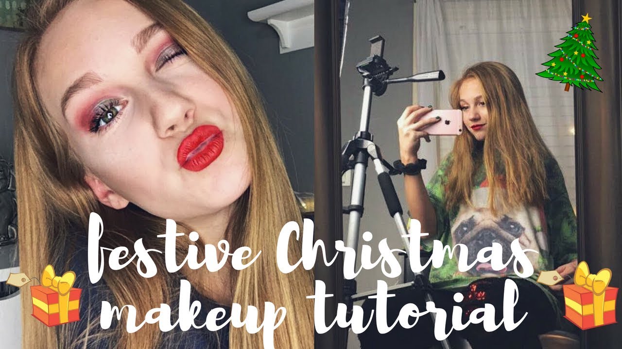 Festive Christmas Makeup Tutorial Youtube