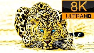 8K VIDEO ULTRAHD 120FPS SLOWMOTION | ULTIMATE AFRICAN WILDLIFE WITH RELAXATION MUSIC | 8K TV VIDEO