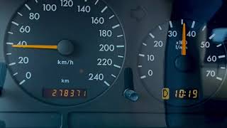 Mercedes Benz ML500 w163 acceleration 0-100 km/h