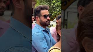 Jr NTR Reached Polling Booth To Cast His Vote | Lok Sabha Elections 2024 | #shorts