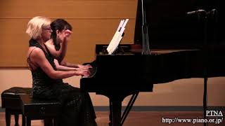 Tamara Granat \u0026 Kusuhara Shoko / Mozart - Piano Sonata for 4 hands K.381 K6.123a Mov.1