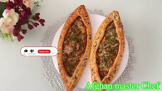 پیده ترکی turkish pide recipe