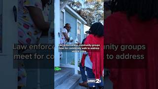 Law enforcement, community groups meet for community walk to address violent crime