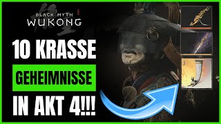 NICHT VERPASSEN! GEHEIMES GEBIET, STARKE BOSSE \u0026 MEGA LOOT! Black Myth Wukong Quest Akt 4