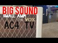 Small amp BIG SOUND! Vox Ac4tv DEMO/REVIEW