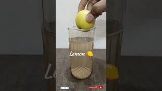 Simple and Easy Science project #shorts #science #lemon