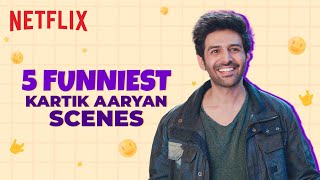 Kartik Aaryan's TOP 5 Hilarious Scenes | Bhool Bhulaiyaa 2, Shehzada & More | Netflix India