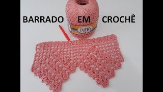 Barrado de Crochê Por Neddy Ghusmam