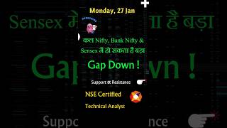 Nifty Prediction for Tomorrow | Bank Nifty Gap Down Monday | Market Analysis| #niftytarget #gapdown