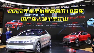 2022年全年销量最高的10款车，国产占领半壁江山，第一常年榜首