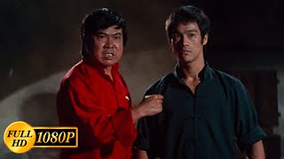 Bruce Lee defended the restaurant and beat up the bandits / The Way of the Dragon (1972)