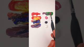 🌈Colourful Messy masterpiece 😍Enjoy👍#paintingoftheday #colourmixing #funart #viral #painting #fyp