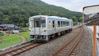 井原鉄道 IRT355-05 普通総社行 三谷駅発車