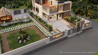 4 BHK House Exterior \u0026 Landscape Walkthrough Video | NK Innovative Building Design | Kovilpatti