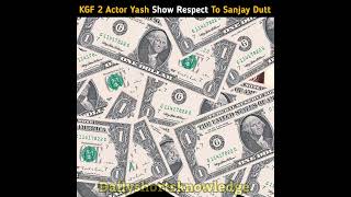 KGF 2 Actor Yash Show Respect To Sanjay Dutt  Press Conference #shorts #respect #kgf #kgf2