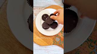 ❤️🤌3 ingredients treat! | No-Bake Chocolate Peanut butter bites #shorts #chocolate