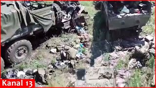 Russian ambush full of ammunition, see what's inside