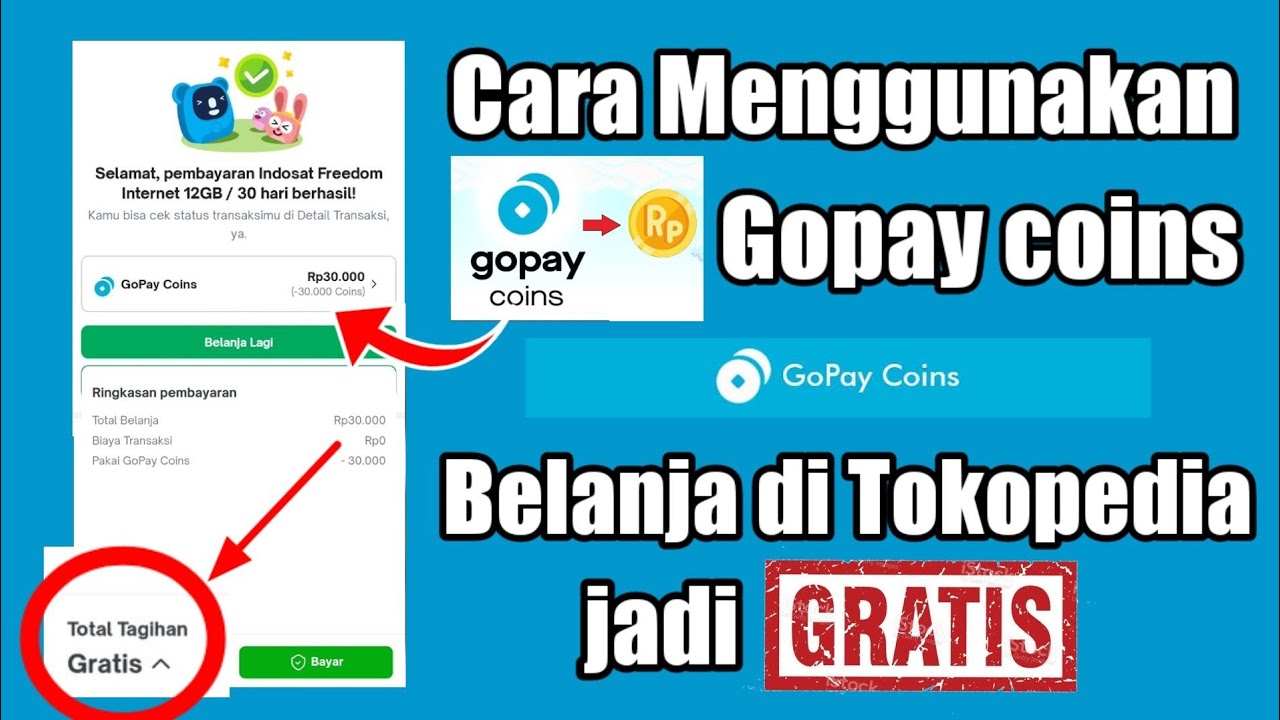 Cara Menggunakan Gopay Coins Di Tokopedia | Belanja Jadi Gratis‼ ...