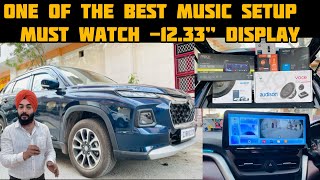 Grand vitara modified with 12.33” android screen and AUDISON HI-end music setup✅grand vitara✅#viral