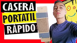 cómo HACER un MAKIWARA de KARATE casera PORTATIL de PARED