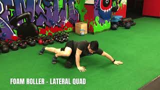 Foam Roller   Lateral Quad