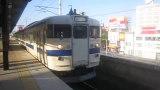 415系　別府駅を発車