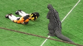 ゴジラ対ジャビット＆トラッキー！