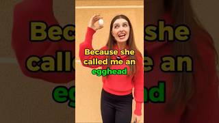 She called me an egghead #learnenglish #english