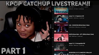 A YEARS WORTH OF CATCHING UP ON KPOP!!! (PART 1) LIVESTREAM!