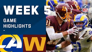 Rams vs. Washington Football Team Week 5 Highlights | NFL 2020