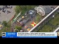 Playland Express train jumps track at Rye Playland amusement park