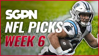 NFL Picks Week 6 - NFL Predictions 10/16/22 - Sports Gambling Podcast - NFL Predictions Week 6