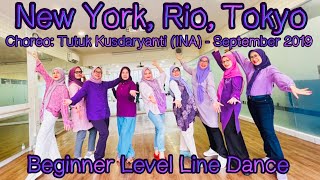 New York, Rio, Tokyo Line Dance (Choreo: Tutuk Kusdaryanti)