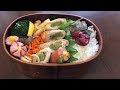 女子大生の１週間弁当＃２　曲げわっぱ弁当　作り置き弁当　毎朝のモーニングルーティンのお弁当 ４０代主婦