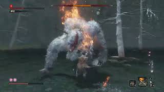 隻狼 Sekiro#21-2 獅猿(使用繞斬+火吹箭+油攻略)