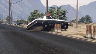 [GTAV_MOD]Classic Japanese Siren (Japanese Police Car Crash!!) Part1