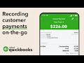 How to record customer payments in the QuickBooks Online Mobile App