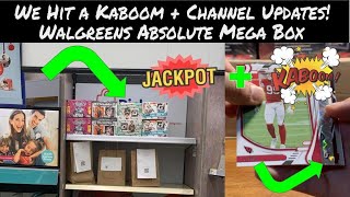 We hit a KABOOM!!! + Channel Update! Walgreens Absolute Mega Box Opening