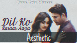 Dil Ko Karaar Aaya Aesthetic | Slowed + Reverb | Yasser D | Neha K | Feel The Music