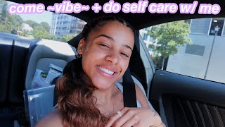 vlog: come vibe and spend a self care day with me! | Azlia Williams