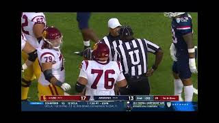 Pac 12 refs, what are you doing? (USC vs Arizona End of 1st Half 2022)