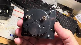 Denton Clipperton L replacement meter face mounted put back together and finished