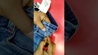 Jeans Ki Kamar Kaise Chota Karen 🔥 जीन्स का कमर टाइट करना सीखे आसन तरीकेमे ⚡#shorts