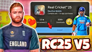 🗿How To Download Real Cricket 25 V5🔥‼️ Full Process | RC25 Big Mega Update | RC25